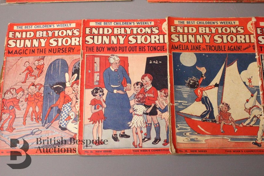 Approx 115 Enid Blyton Sunny Stories Weekly Magazine 1937-1954 - Image 2 of 4