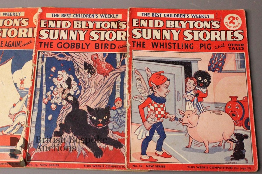 Approx 115 Enid Blyton Sunny Stories Weekly Magazine 1937-1954