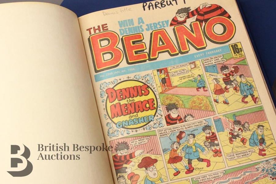 1986 Beano Bound Comics - Image 2 of 4