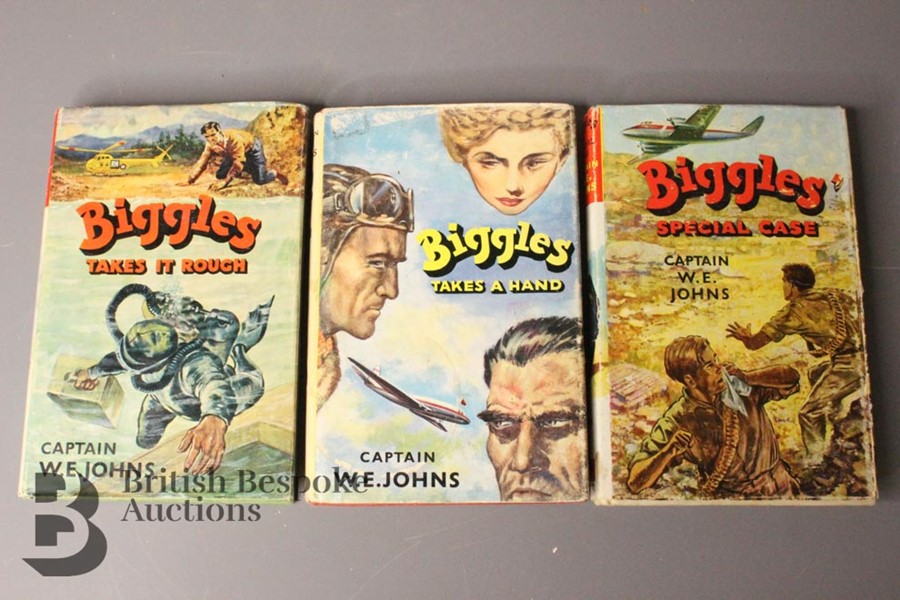 Three Captain Johns Biggles 1st Edition in Dust Jackets