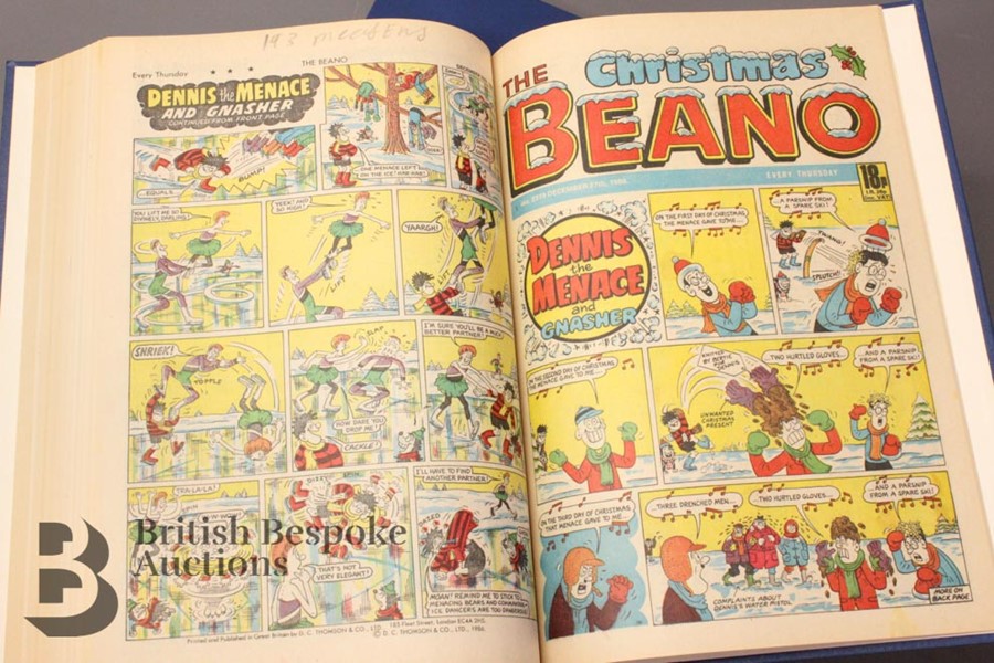 1986 Beano Bound Comics - Image 4 of 4