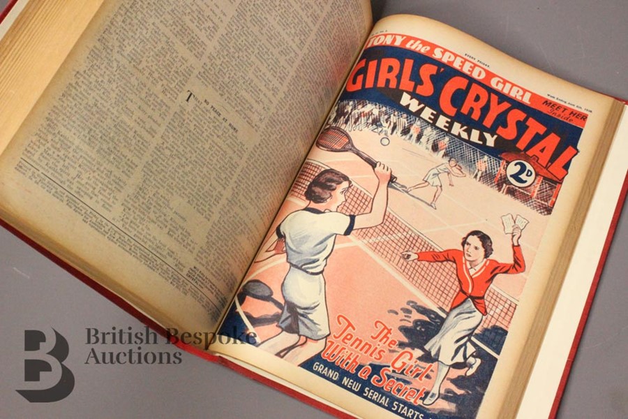 One Bound Volume Girls Crystal 1936 - Image 5 of 5