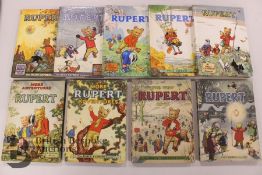 9 Rupert Annuals from 1949 - 1968