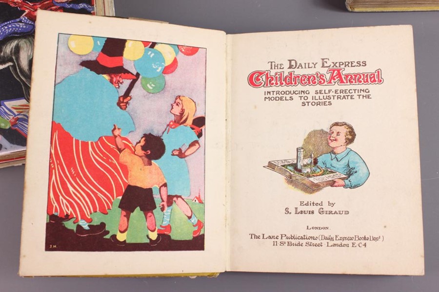 4 Daily Express Children's Annuals 1930 with Pop-ups Including Rupert The Bear & Father Tuck Annual - Image 5 of 12