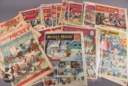 120 Mickey Mouse Weekly Comics 1951-59