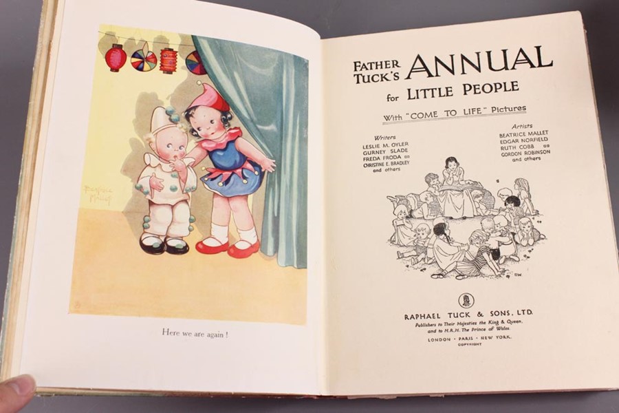 4 Daily Express Children's Annuals 1930 with Pop-ups Including Rupert The Bear & Father Tuck Annual - Image 9 of 12