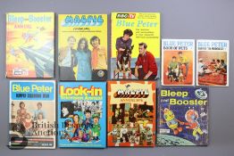 32 Blue Peter, 23 Look-In Television and 6 Magpie Annuals