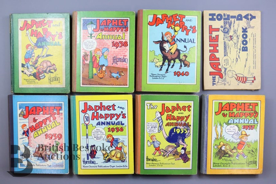 19 Japhet and Happy Annuals and Books