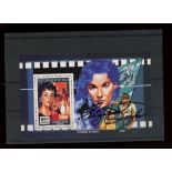 Elizabeth Taylor: Autographed on Mali 1994 unmounted mint Miniature Sheet featuring her.