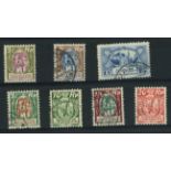 1924 set F/U (except 2½r Mint), fine.