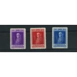 1933 Prince Francis's 80th Birthday set Mint, fine.