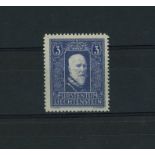 1933 3f blue Prince Francis Mint, fine.