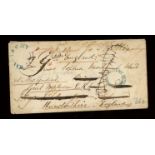 1851 (21 May) stampless envelope Port Victoria,