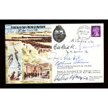 1990 50th Anniversary Evacuation from Dunkirk cover signed by 7 VC holders & 2 GC holders.