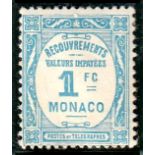 Postage Dues: 1935 1f blue Mint, fine.