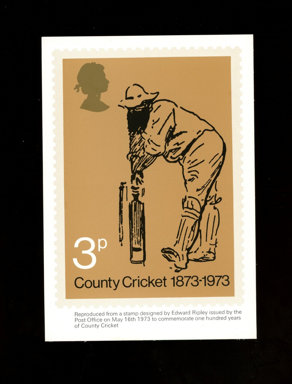 1973 Cricket x 5 Mint, one with few brown spots on reverse, otherwise fine.