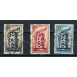 1956 Europa set used, fine.