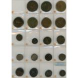 Roman coins on album page (19)