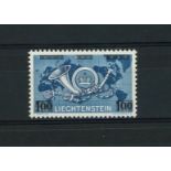1950 100r on 40p blue Mint, fine.