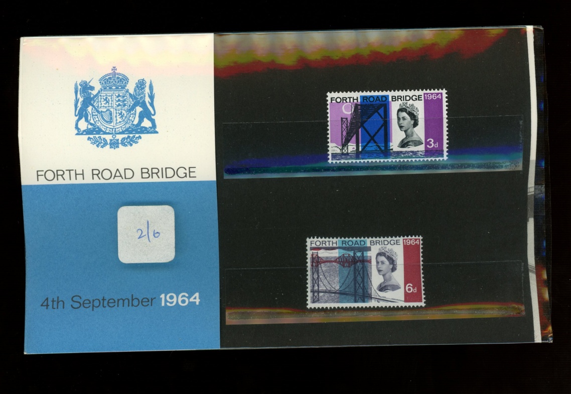 1964 Forth Road Bridge, 2/6 label on front of cellophane, otherwise fine.