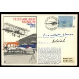 Lord Mountbatten of Burma autographed on 1975 Fleet Air Arm Museum cover. Address label, fine.