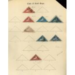 Triangulars: 1d (3), 4d (4) & 6d on album page,