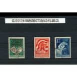 1950 Carinthian Plebiscite set F/U, fine.