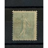 1903 15c green with complete offset of the design on reverse, used, fine. SG 316c var.
