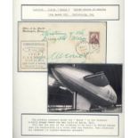 US Airships: 1924-33 collection of covers written up on album pages incl.1924 L.Z.