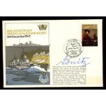 Grand Admiral Karl Donitz: Autographed on 1973 30th Anniversary Sinking of the Scharnhorst cover.