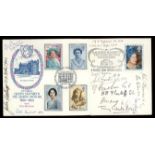 1980 Queen Mother Philart FDC signed by 13 GC or VC holders & Battle of Britain pilots.