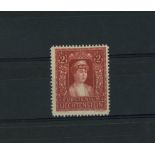 1933 2f brown Princess Elsa U/M, fine.