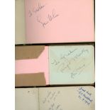 3 autograph books from around 1949 incl.