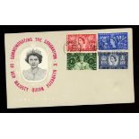 1953 Coronation illustrated FDC with Uckfield slogan "Long Live the Queen". Unaddressed, fine.