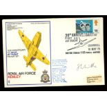 Frank Whittle: Autographed on 1971 30th Anniversary of First UK Jet Flight RAF Museum cover.