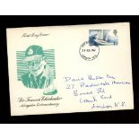 1967 Sir Francis Chichester Navigator Extraordinary unusual illustration FDC with London WC FDI H/S.