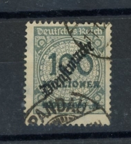 Officials: 1923 100m grey used, fine.