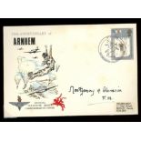 Montgomery of Alamein: Autographed on 1969 25th Anniversary of Arnhem cover.