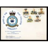 1986 RAF Band of the RAF College Cranwell unusual illustration FDC with Chelmsford FDI H/S.