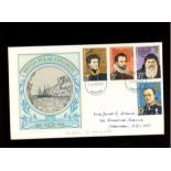 1972 Explorers Thames FDC with Aberdeen FDI H/S, the 3p value with Missing Gold (Queen's Head).