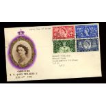 1953 Coronation BPA/PTS FDC with London EC slogan "Long Live the Queen". Typed address, fine.