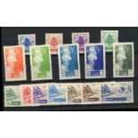 LEBANON 1955 set (except 2p50 blue) U/M.