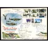 1965 Battle of Britain Connoisseur FDC signed by 19 Battle of Britain participants.