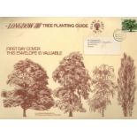 1973 Oak Tree Longbow Tree Planting Guide unusual illustration FDC with Richmond FDI H/S.