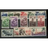 Comoro Islands: 1950 set Mint.