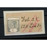 Queen Victoria Revenue master die proof, without value tablet, initialled,