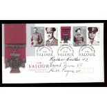 2000 Australia Victoria Cross FDC signed by Sir Roden Cutler VC, Edward Kenna VC & Keith Payne VC,