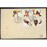 1948 Olympics BPA/PTS FDC with Olympic Games Wembley slogan + Wembley CDS,