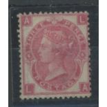 1867-80 3d rose, plate 4, L-A, Mint.