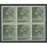 3½p OCP/DEX block of 6 U/M, fine.